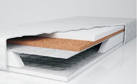 Attēls  Vienpusējs matracis DOLMAR 80x190x12 (Mini Bonnell/Kokoss)