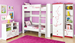 Attēls  Gulta ar slidkalniņu TEDDY KRD120-2D0 (Sakura)