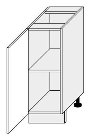Attēls  Virtuves skapītis PLATINIUM D1D/30