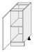 Attēls  Virtuves skapītis PLATINIUM D1D/30