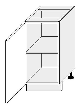 Attēls  Virtuves skapītis PLATINIUM D1D/40