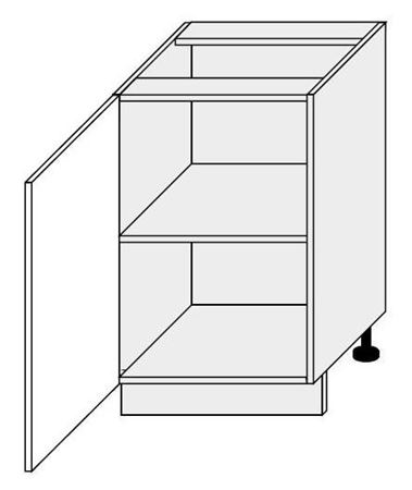 Attēls  Virtuves skapītis PLATINIUM D1D/50