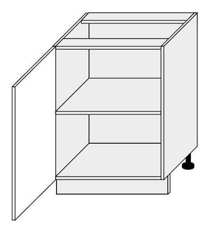 Attēls  Virtuves skapītis PLATINIUM D1D/60