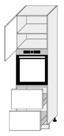 Picture of Шкаф для встраеваемой бытовой техники MALMO D14/RU/2M 356
