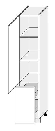 Picture of Шкаф для встраеваемой бытовой техники SILVER 2D14K/40/KARGO