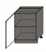 Attēls  Virtuves skapītis AMARO W4BS/80 MDF