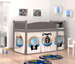 Attēls  Bērnu gulta TWIST antresola (184 cm)