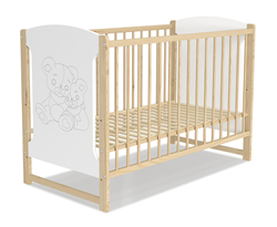Attēls  Bērnu gultiņa TOLA (Priede)(60 cm)