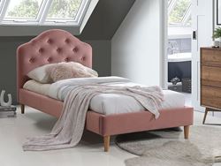 Изображение Кровать CHLOE VELVET (90 см) Розовая