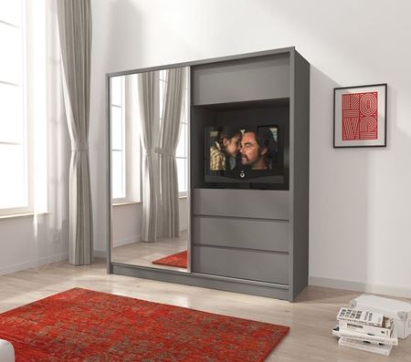 Picture of  Шкаф с зеркалом TV 200 (2 цвета)