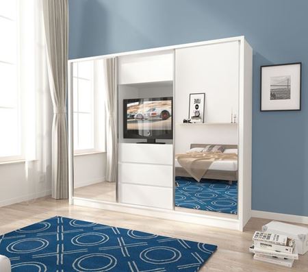 Picture of  Шкаф с зеркалом TV 250 (2 цвета)