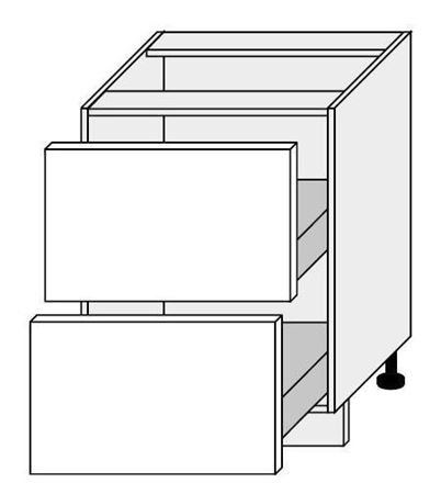 Attēls  Virtuves skapītis QUANTUM D2A/60 (HETTICH ATIRA)