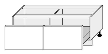 Attēls  Virtuves skapītis QUANTUM D2A/120 (HETTICH ATIRA)