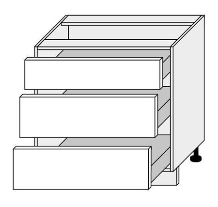 Attēls  Virtuves skapītis AMARO D3M/80
