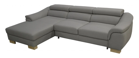 Attēls  Ādas stūra dīvāns LAVI